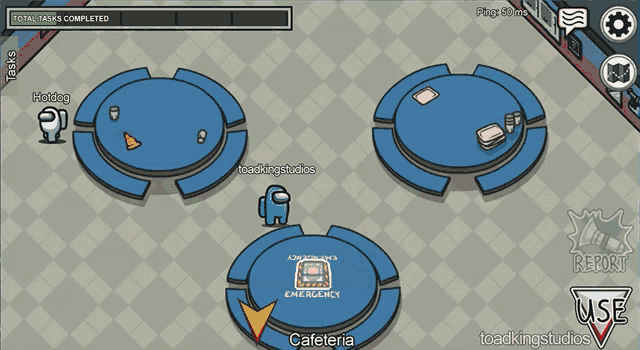 among us is a game that is being played on a tablet