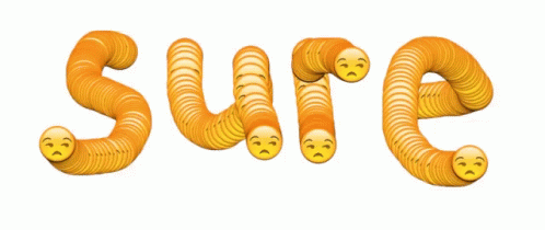 Sure Emoji GIF - Sure Emoji Frown Face GIFs