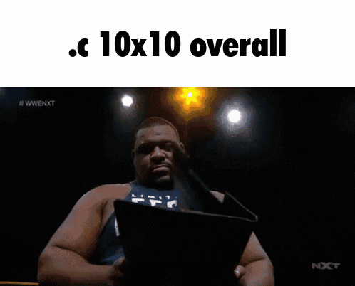 a man reading a book with the words 10x10 overall