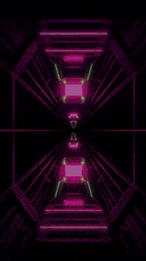a picture of a tunnel with a triangle in the middle that says ' high ' on it