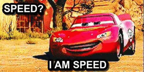Speed I Am Speed GIF - Speed I Am Speed Lightning Mcqueen GIFs