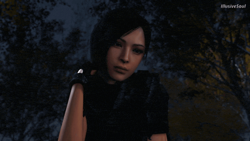 a picture of a woman with the name illustrate soul on the bottom right corner