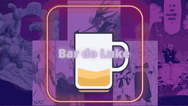 a picture of a beer mug with bar do luke written on the bottom