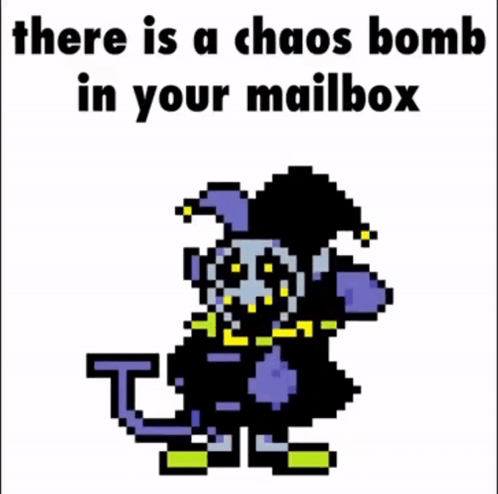 There Is A Chaos Bomb In Your Mailbox GIF - There Is A Chaos Bomb In Your Mailbox GIFs