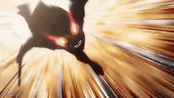 a black cat is flying through the air in a blurry photo .