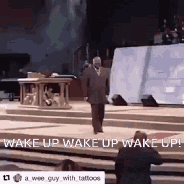 Td Jakes Wake Up Wake Up GIF - Td Jakes Wake Up Wake Up GIFs