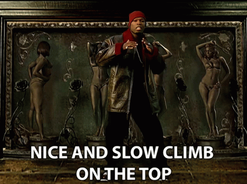 Nice And Slow Climb On Top GIF - Nice And Slow Climb On Top Candy Shop GIFs