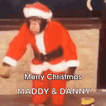 Monkey Merry Christmas GIF - Monkey Merry Christmas Greetings GIFs