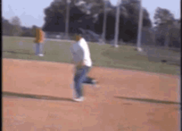 Running Away George Costanza GIF - Running Away George Costanza Baseball GIFs
