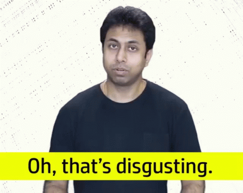 घीनोनी Oh Thats Disgusting GIF - घीनोनी Oh Thats Disgusting Sickening GIFs