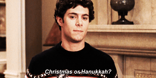Christmas Or Hanukkah? GIF - Holidays Christmas Confused GIFs