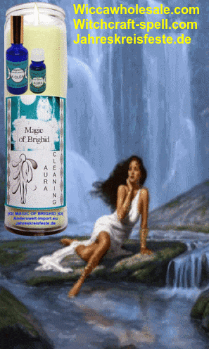an advertisement for a candle called magic of bright