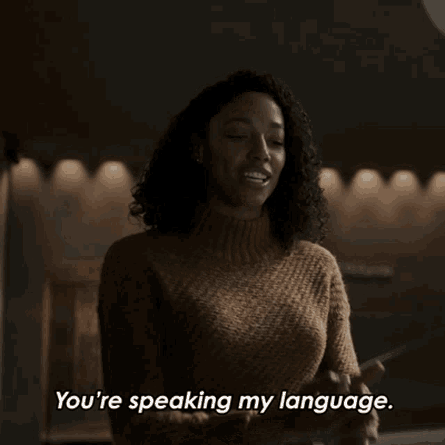 Youre Speaking My Language Claudia King GIF - Youre Speaking My Language Claudia King Twilight Zone GIFs