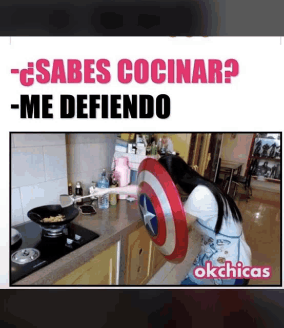 a woman is holding a captain america shield in her hand