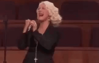 Christina Aguilera Shout GIF - Christina Aguilera Shout Scream GIFs
