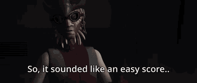 a cartoon character says so it sounded like an easy score ..