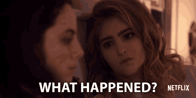 a netflix ad shows a woman laying on a bed and asking what happened