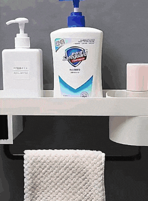 a bottle of safeguard hand soap is sitting on a shelf