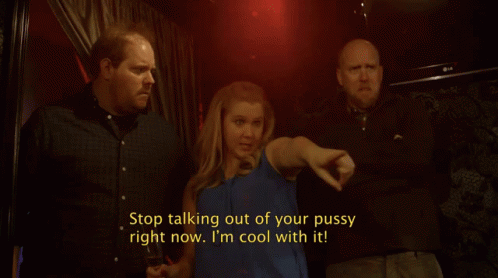 Amy Schumer Im Cool With It GIF - Amy Schumer Im Cool With It Stop Talking GIFs