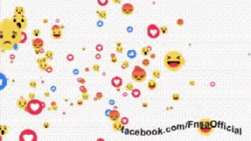 a bunch of smiley faces are floating in the air on a white background
