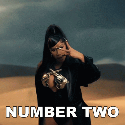 Number Two Cardi B GIF - Number Two Cardi B Hot Shit Song GIFs