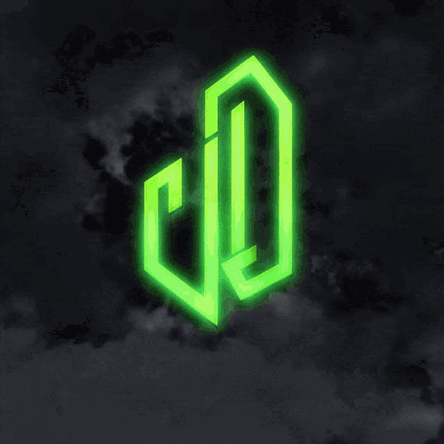a logo for velvet darkness with a green logo