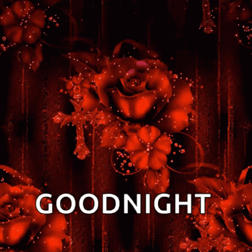 Good Night Sparkles GIF - Good Night Sparkles Flowers GIFs