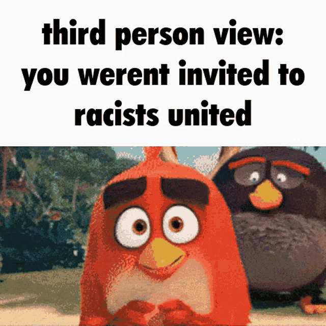 Racists United Chungus GIF - Racists United Chungus Irony GIFs