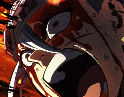 a close up of a cartoon character with a bloody face