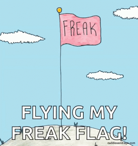 Freak Flag Waving GIF - Freak Flag Waving Flag GIFs