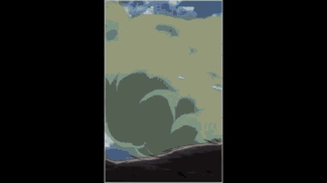 a pixel art drawing of a man being struck by lightning