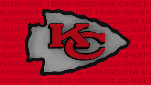 a logo for the kansas city chiefs with the words touchdown
