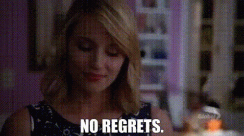 Glee Quinn Fabray GIF - Glee Quinn Fabray No Regrets GIFs