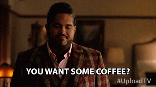 You Want Some Coffee Want A Drink GIF - You Want Some Coffee Want A Drink Come In GIFs