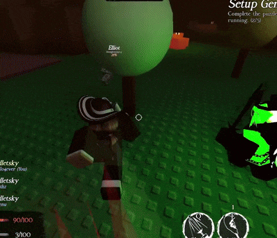 a screenshot of a video game that says setup on it