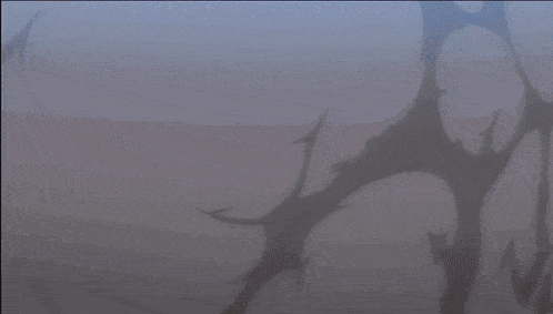 a purple robot with blue wings is flying through a hole in the ground