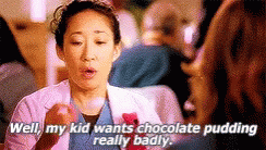 Greys Anatomy Chocolate GIF - Greys Anatomy Chocolate Pudding GIFs