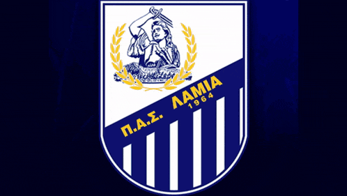 a stadium with a banner that says lamia fc on it