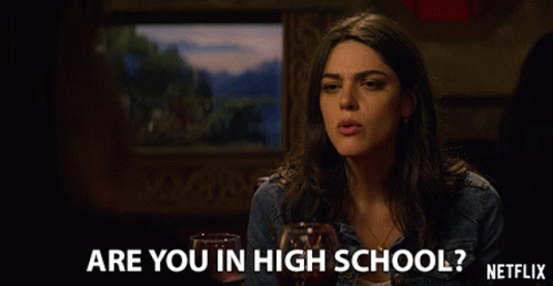 Are You In High School Disappointed GIF - Are You In High School Disappointed Young GIFs