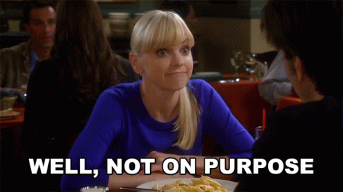 Well Not On Purpose Christy GIF - Well Not On Purpose Christy Anna Faris GIFs
