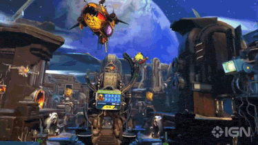 a video game scene with ign written on the bottom left