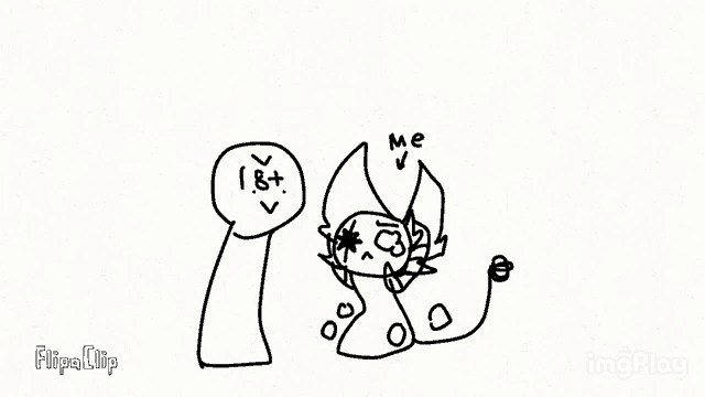 a black and white drawing of a person and a cat talking to each other on a white background .