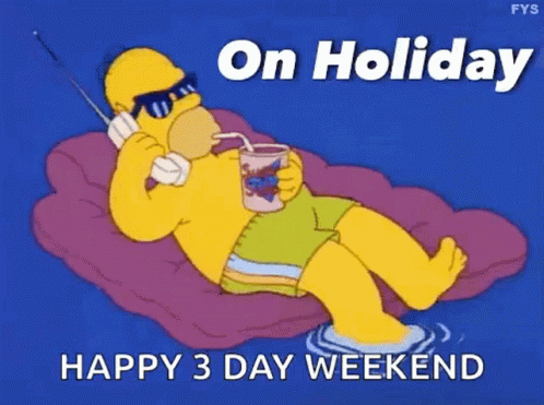 On Holiday Vacation GIF - On Holiday Vacation Simpsons GIFs