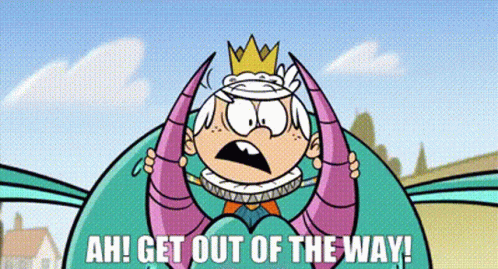 The Loud House Lincoln Loud GIF - The Loud House Lincoln Loud Ah Get Out Of The Way GIFs