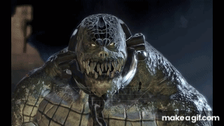 Killer Croc Shock GIF - Killer Croc Shock Arkham Asylum GIFs