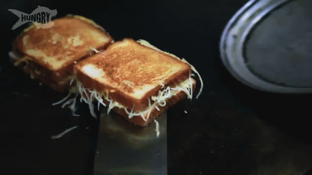 Bacon And Cheese Frenzy GIF - Food Cheese Bacon GIFs