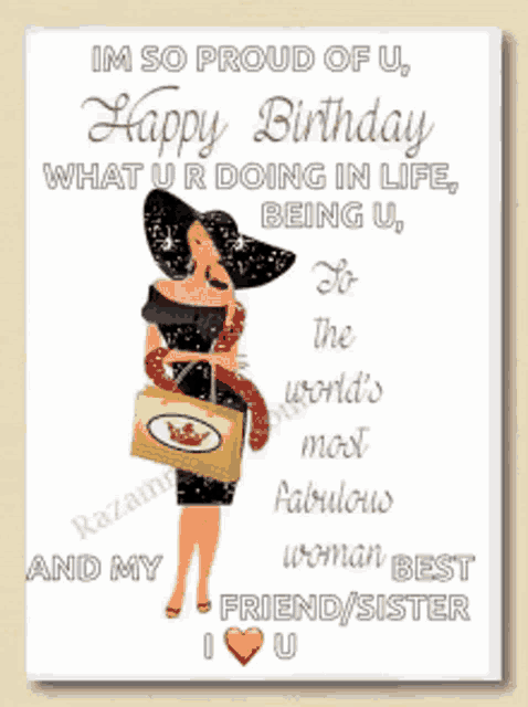 a birthday card for a woman that says i 'm so proud of u