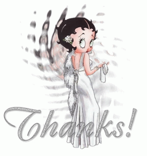 Thanks White Wings GIF - Thanks White Wings Betty Boop GIFs