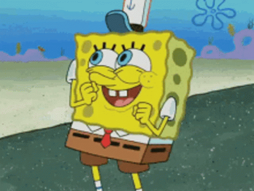 Happy Spongebob GIF - Happy Spongebob Giggle GIFs