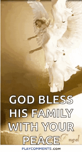 god bless his family with your peace angel play comments.com